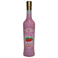 Vendita di Cremoncello alla Fragola, Liquore di Crema di Fragole di Sicilia. Prodotto Siciliano artigianale.