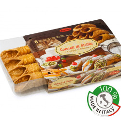 vendite cialde di Cannoli grandi in vaschetta pennisi