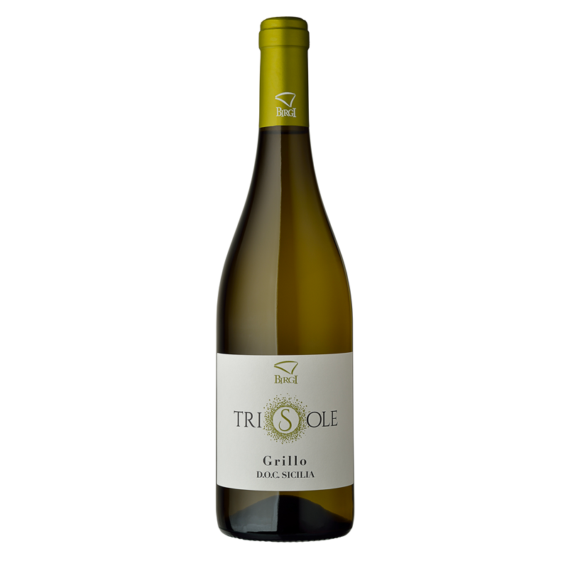 Vino Bianco Grillo100% Bottiglia da 75 cl Linea Trisole Cantina Birgi Vino Bianco Grillo100% Bottiglia da 75 cl Linea Trisole Cantina Birgi