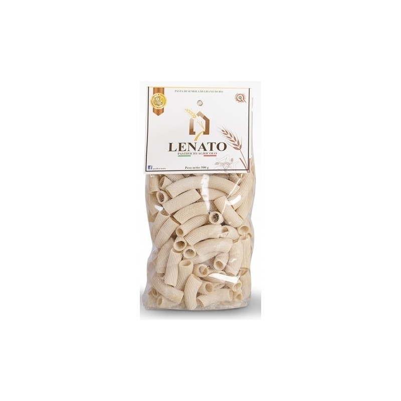 Vendita 500g Rigatoni Pasta di Semola Lenato Vendita 500g Rigatoni Pasta di Semola Lenato