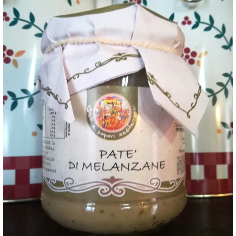 Vendita online Patè Siciliano di Melanzane in vasetto da 180 g Vendita online Patè Siciliano di Melanzane in vasetto da 180 g