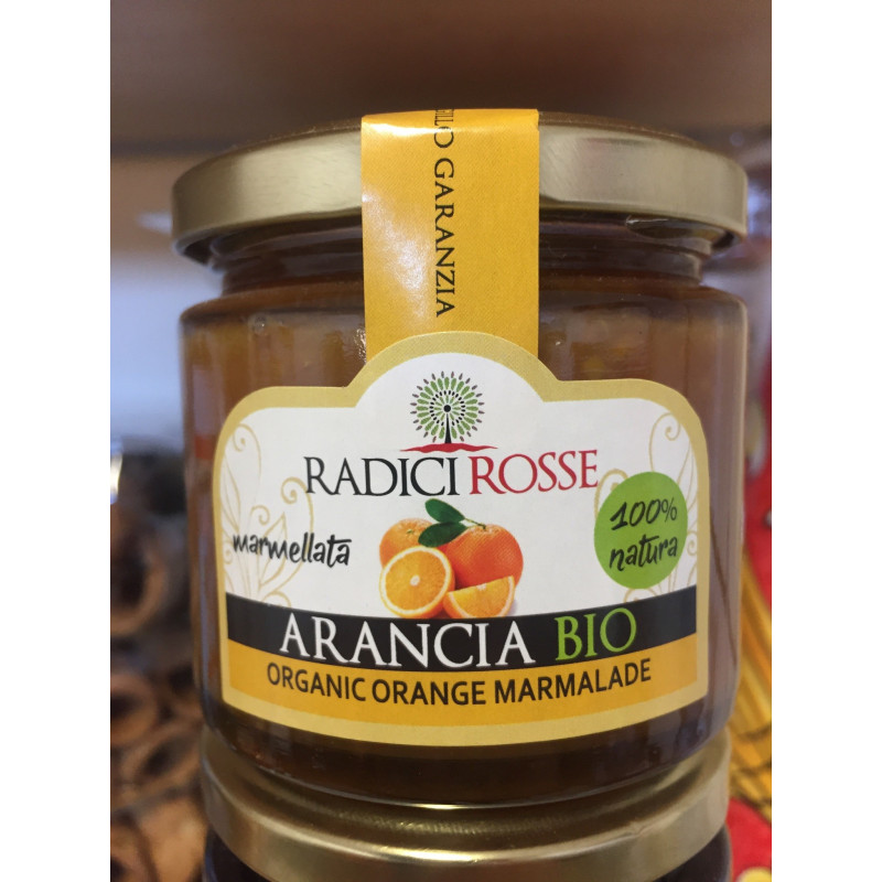 Vendita online Confettura di Arancia Siciliana biologica in vasetto da 240g Vendita online Confettura di Arancia Siciliana biologica in vasetto da 240g