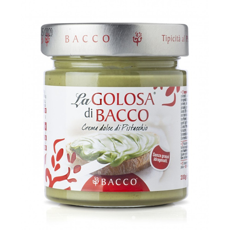 Vendita online Crema di Pistacchio dolce Siciliano Bacco la golosa da 200g miglior prezzo Vendita online Crema di Pistacchio dolce Siciliano Bacco la golosa da 200g miglior prezzo