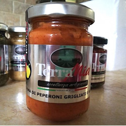 Crema di peperoni in agrodolce vasetto da 190g terra mia