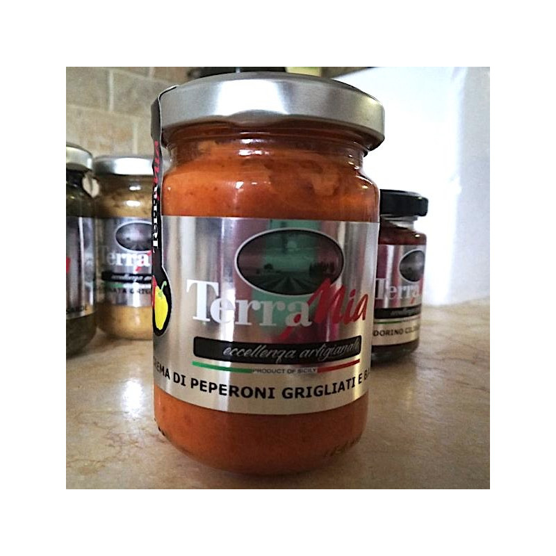 Crema di peperoni in agrodolce vasetto da 190g terra mia Crema di peperoni in agrodolce vasetto da 190g terra mia