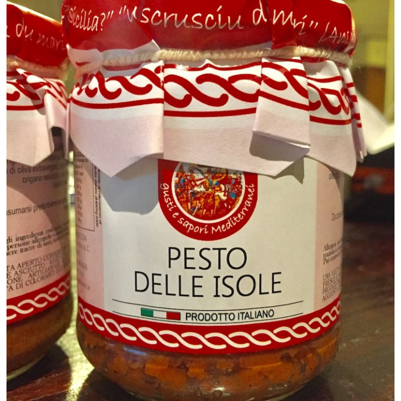 il Pesto delle Isole, pomodori secchi, tonno e mandorle in vasetto di 180g miglior prezzo del web il Pesto delle Isole, pomodori secchi, tonno e mandorle in vasetto di 180g miglior prezzo del web