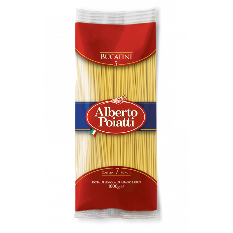Vendita online Bucatini di Semola confezione da 1kg Pasta Alberto Poiatti Vendita online Bucatini di Semola confezione da 1kg Pasta Alberto Poiatti