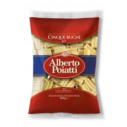1kg (35,27oz) Italian Pasta Gourmet "Cinque Buchi" Alberto...
