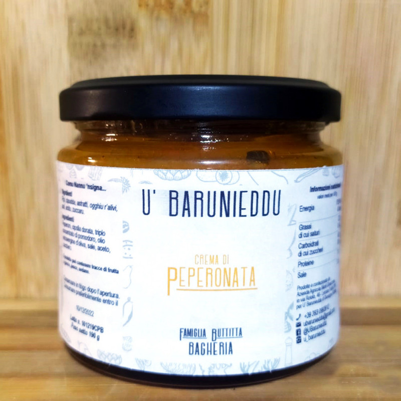vendita online Crema di Peperonata Siciliana ricetta tradizionale vasetto da 190g vendita online Crema di Peperonata Siciliana ricetta tradizionale vasetto da 190g
