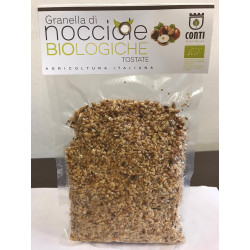 Granella di nocciole siciliane biologiche tostate 200gr