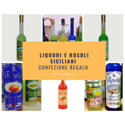 Gift Pack of Sicilian Rosolio's Liquers and Limoncello...