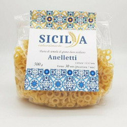 anelletti Siciliani - Pasta di grano duro siciliano 500 gr -...