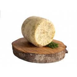 Formaggio Primo sale con cime di timo di Marettimo