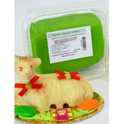 Panetto Pasta di Mandorla al pistacchio per dolci e pasticceria 250gr