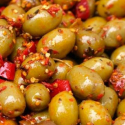 Olive Verdi Siciliane Piccanti in confezioni da 350 g