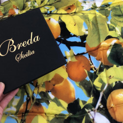 Foulard “Arancio” 70x70 Breda Collection