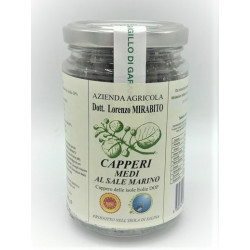 Capperi Siciliani - Cappero di Salina D.O.P. in barattolo da 200gr