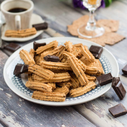 220g Biscotti con scaglie di cioccolato senza glutine Squisiti...