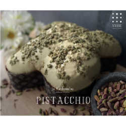 Sicilian Artisan Easter dove cake - Pistachio