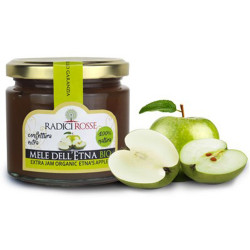Sicilian Etna Apple Organic Extra Jam in jar of 240gr