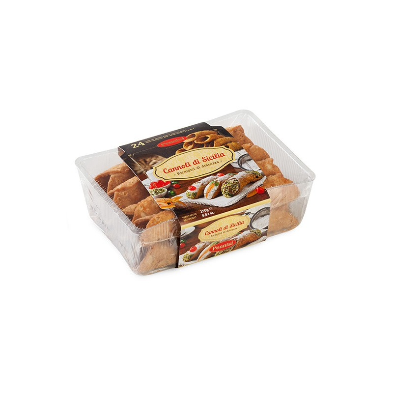 Cialde Cannoli piccoli in vaschetta pennisi Cialde Cannoli piccoli in vaschetta pennisi