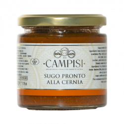 Sugo pronto alla cernia con pomodoro Pachino 220 gr