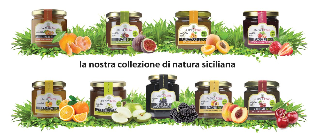 Vendita online conserve e marmellate siciliane biologiche radici rosse