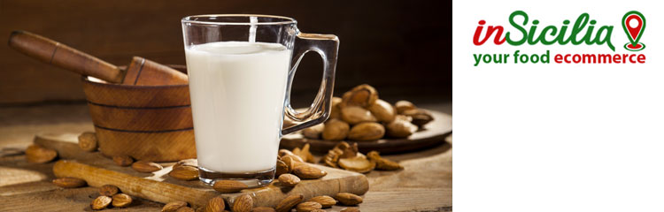 Buy online Sicilian products such as almond milk